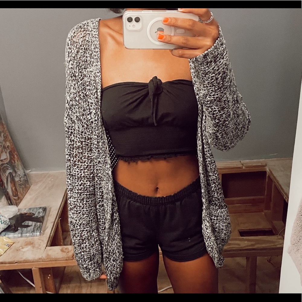 Garage salt and pepper cardigan